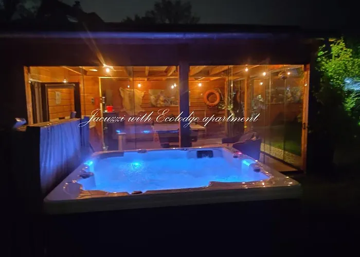 Ecolodge, Jacuzzi Prive Sauna Warm Pool Outside Shower In Oasis Near Centre Τίλμπουργκ